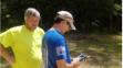 W4WEA & KG4CNA checking the hex beam. - Field Day 2021