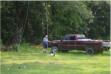 KI4RWL-Bob tying an antenna off